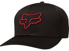 Кепка FOX LITHOTYPE FLEXFIT HAT [Black/Red], L/XL