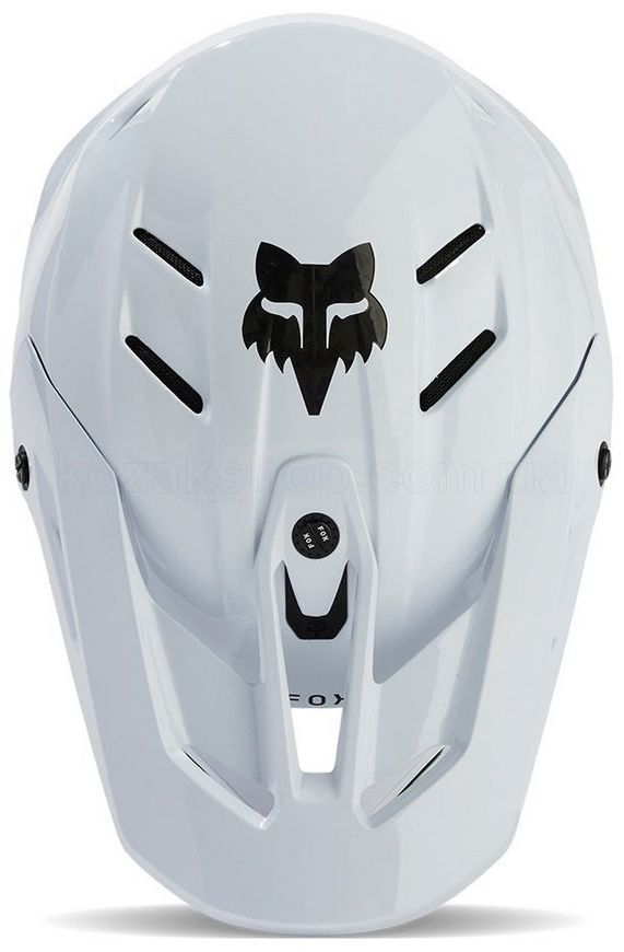 Мотошолом FOX V3 RS Helmet - SOLID [White], XL