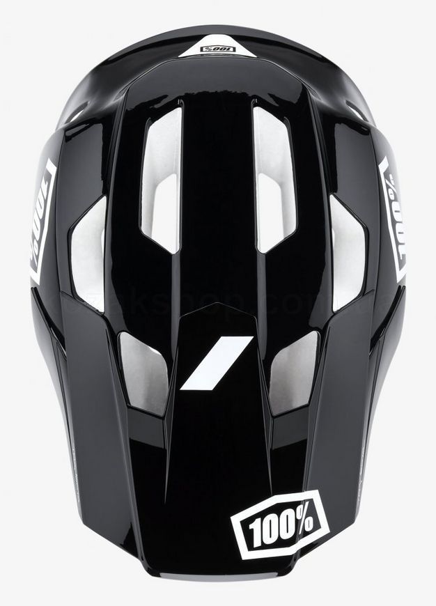Вело шолом Ride 100% TRAJECTA Helmet [Black / White], XL