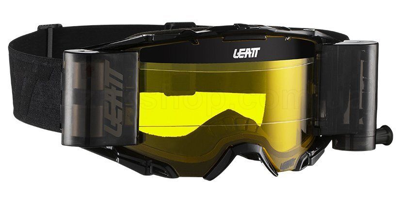 Маска LEATT Goggle Velocity 6.5 Roll-Off - Yellow 65% [Black/Grey], Roll-Off