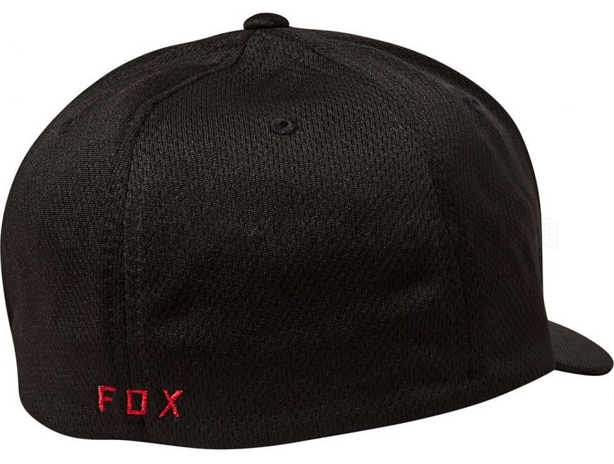 Кепка FOX LITHOTYPE FLEXFIT HAT [Black/Red], L/XL