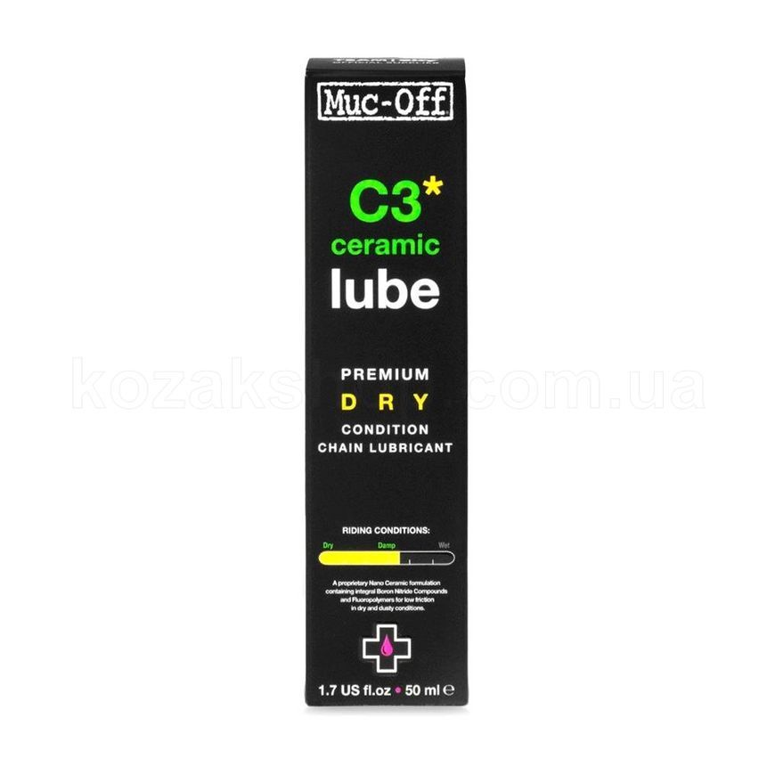 Смазка для цепи Muc-Off C3 Dry Ceramic Lube - 50ml