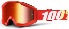 Маска 100% STRATA Goggle Furnace - Mirror Red Lens