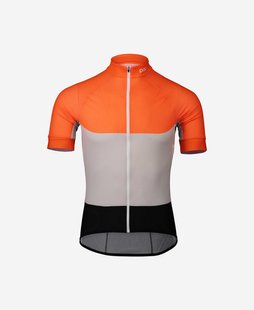 Джерсі POC Essential Road Light Jersey (Grey Granite/Zink Orange, S)