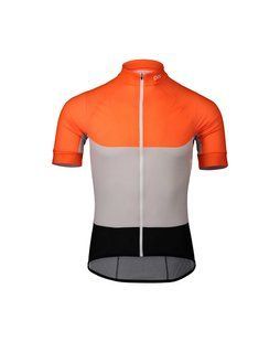 Джерси POC Essential Road Light Jersey (Granite Grey/Zink Orange, S)