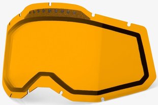 Лінза до маски Ride 100% RC2/AC2/ST2 Dual Vented Lens - Persimmon, Dual Colored Lens