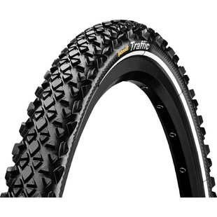 Покрышка Continental Traffic II , 24"x1.75, 47-507, черная, не складная, светоотражающая, Sport, 800 г