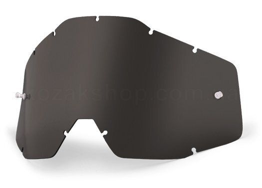 Лінза до маски 100% RACECRAFT/ACCURI/STRATA Replacement Lens Dark Smoke Anti-Fog, Colored Lens