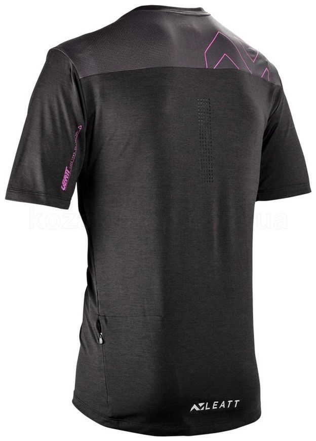 Вело джерси LEATT MTB 1.0 Trail Jersey SS [Black], M