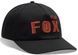 Кепка FOX Adjustable Hat - GLYPH [Black], One Size