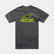 Футболка Alpinestars RIDE 4.0 CSF TEE CHARC/LIME/BLK, S