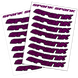 Набор наклеек на обода SPANK Decal kit, Purple