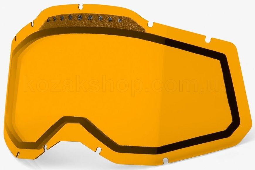 Лінза до маски Ride 100% RC2/AC2/ST2 Dual Vented Lens - Persimmon, Dual Colored Lens