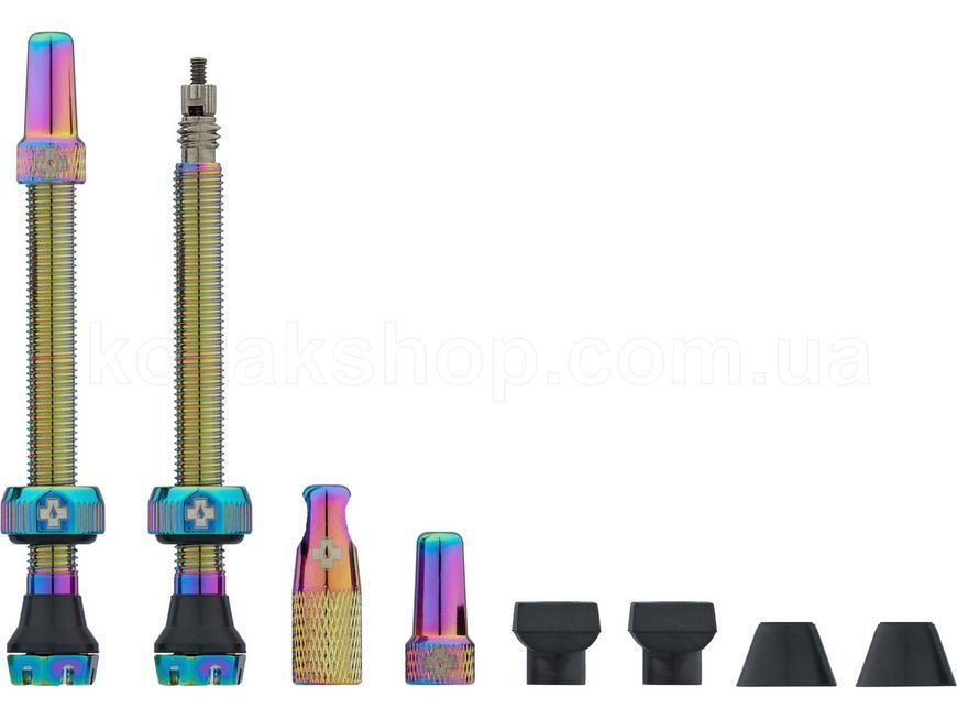 Ниппель Muc-Off Tubeless Valves V2 60 мм - 2 шт [Iridescent]