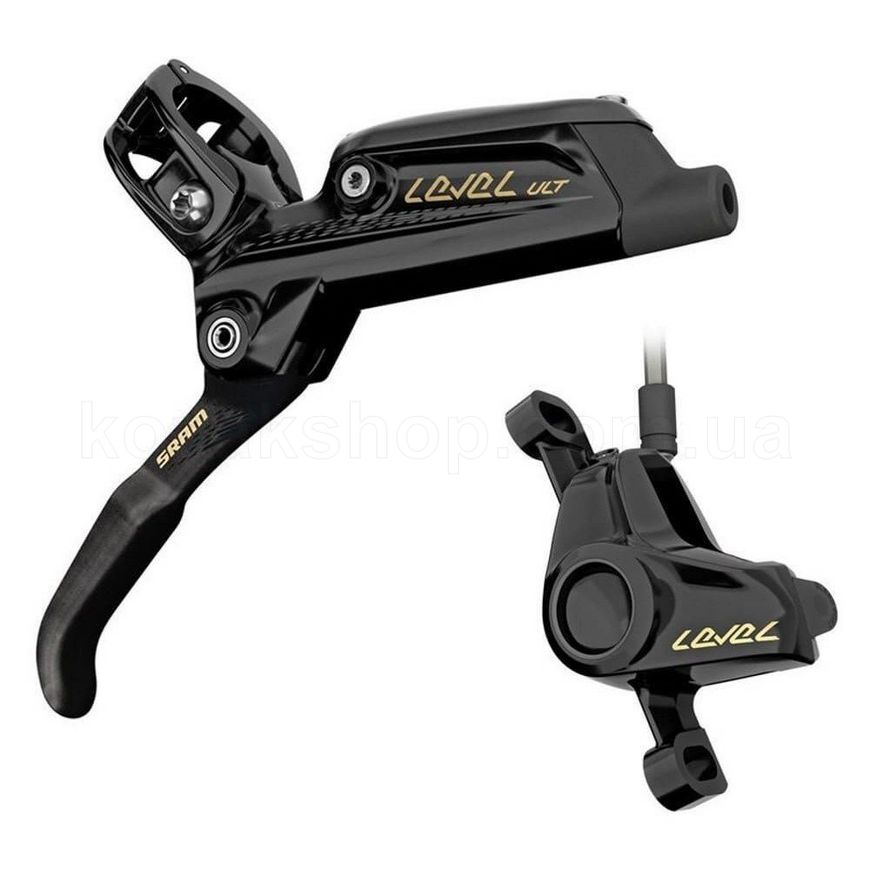 Тормоз SRAM Level Ultimate, Front 900mm, Black/Gold, Ti Hardware, A1