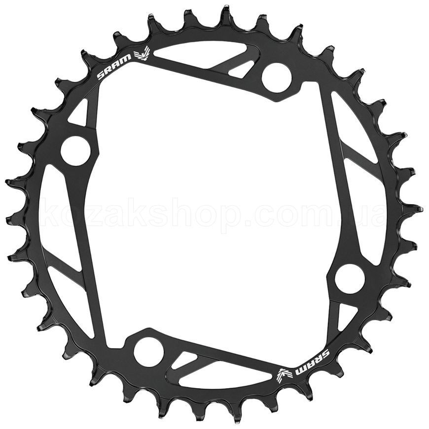 Зірка SRAM T-Type 38T 104 BCD Steel Black