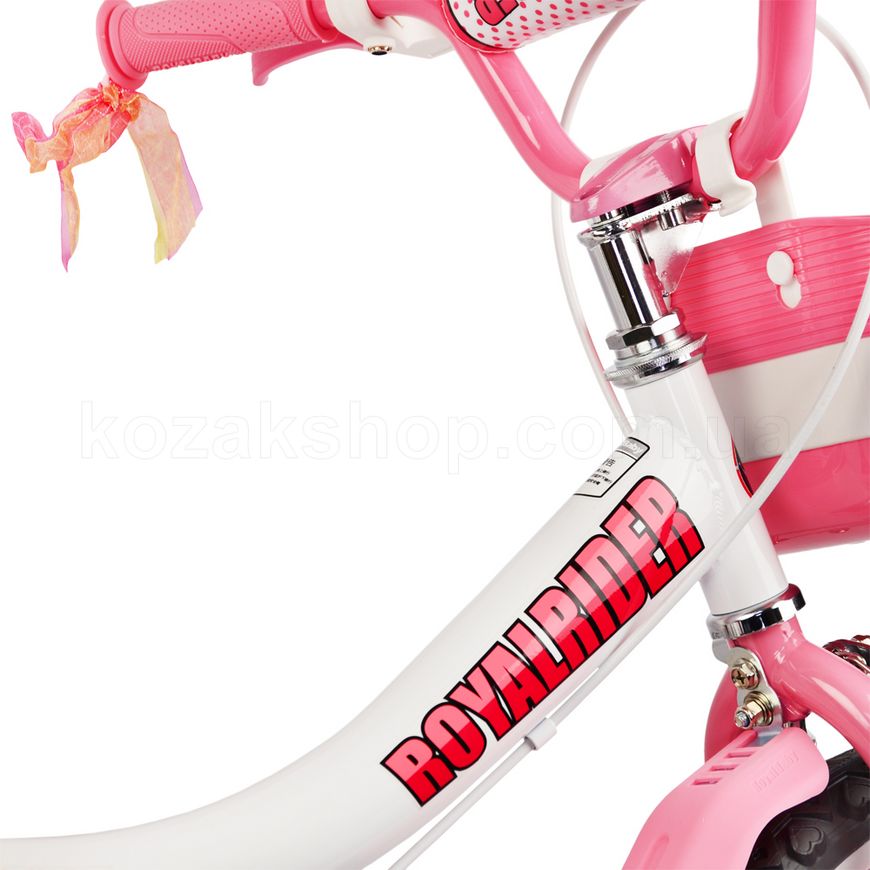 Дитячий велосипед RoyalBaby JENNY GIRLS 18", OFFICIAL UA, білий