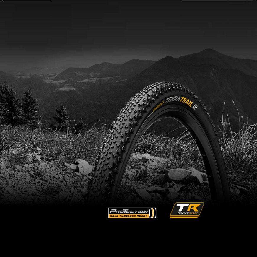 Покрышка Continental Terra Trail ProTection - 28" x 1.50 | 700 x 40C, черная, складная, skin, бескамерная