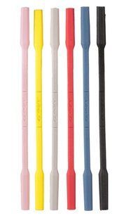 Шнурок Julbo H445881 Silicone cords junior, Julbo (black, yellow, blue, orange, green, grey) 6шт