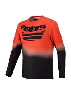 Велоджерсі Alpinestars A-Dura Astar LS Jersey 2.0 [Orange Black] - L
