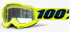 Дитяча маска 100% ACCURI 2 Youth Goggle Fluo Yellow - Clear Lens