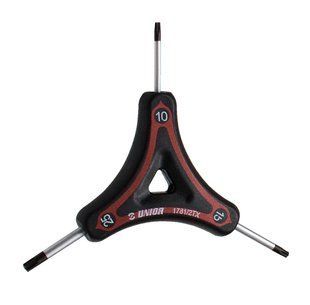 Ключ тристоронній з профілем TORX 10x15x25 Red Unior Tools Y torx wrench