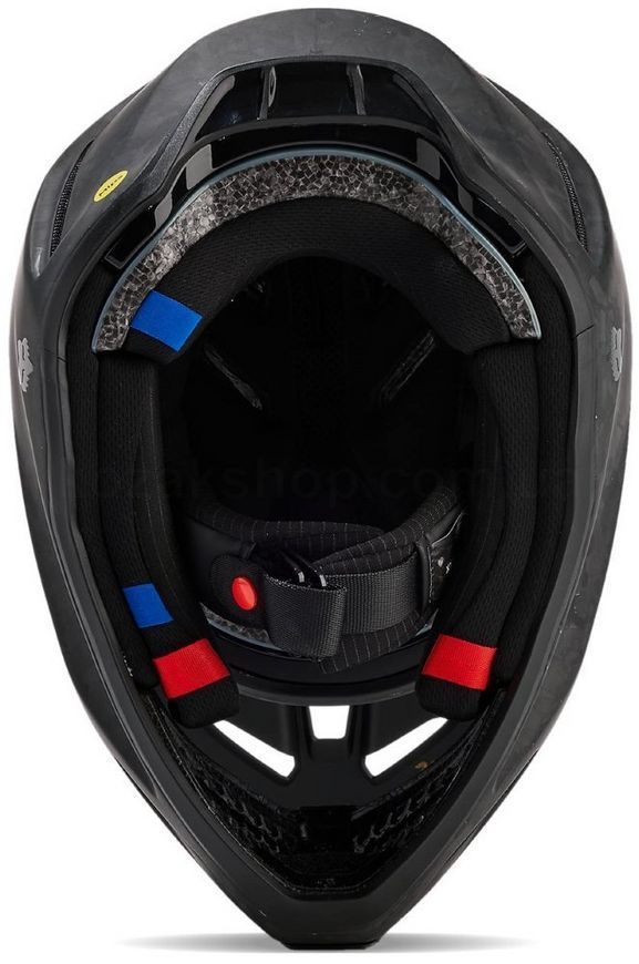 Мотошолом FOX V3 RS Helmet - SOLID [Matte Black], M