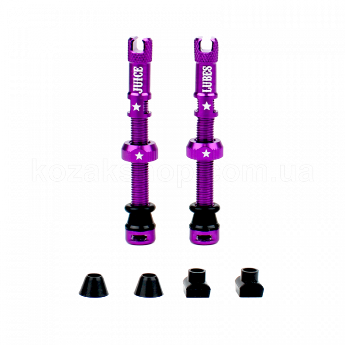 Ниппели бескамерные Juice Lubes - 48 мм [Purple]