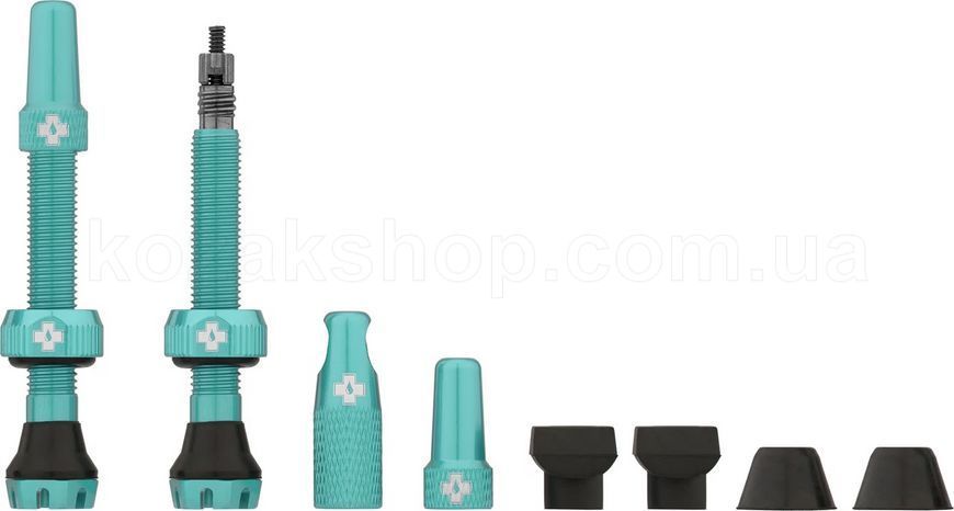 Ніпель Muc-Off Tubeless Valves V2 44 мм - 2 шт [Turquoise]
