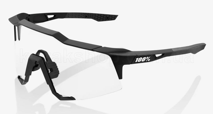 Окуляри Ride 100% SPEEDCRAFT - Soft Tact Black - HiPER Red Multilayer Mirror, Mirror Lens