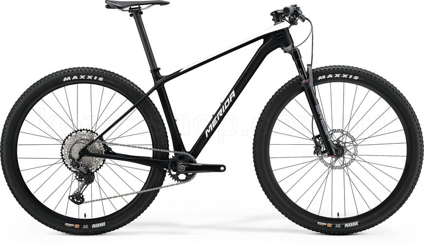 Велосипед MERIDA BIG.NINE XT, L(19), GLOSSY PEARL WHITE/MATT BLACK