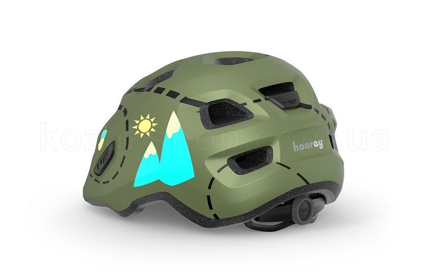 Шолом детский MET Hooray [Green Forest | Matt] - XS (46-52)