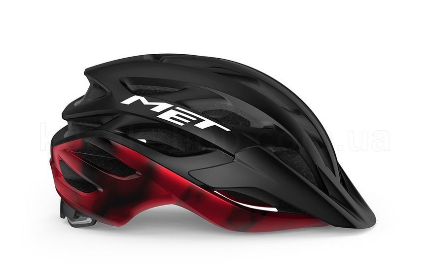 Шлем MET Veleno Ce Black Red | Matt Glossy S (52-56 см)