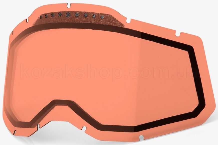 Линза к маске Ride 100% RC2/AC2/ST2 Dual Vented Lens - Rose, Dual Colored Lens