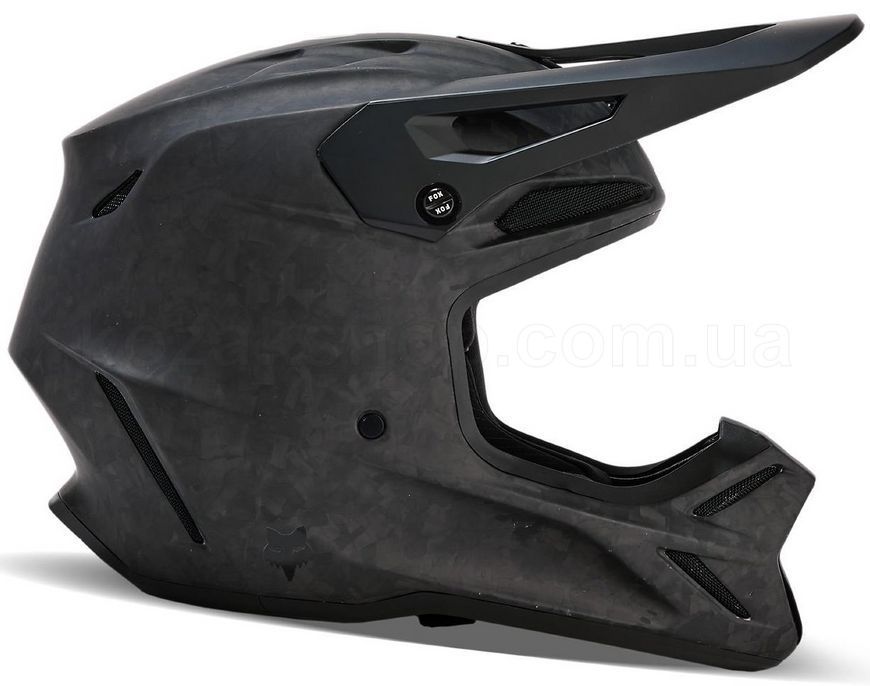 Мотошолом FOX V3 RS Helmet - SOLID [Matte Black], M