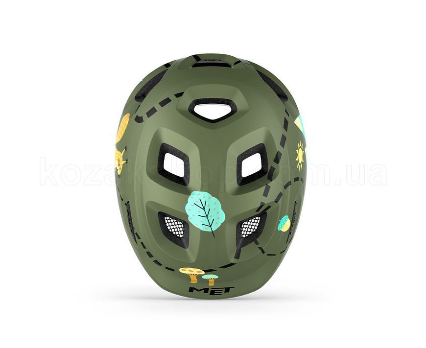 Шолом детский MET Hooray [Green Forest | Matt] - XS (46-52)