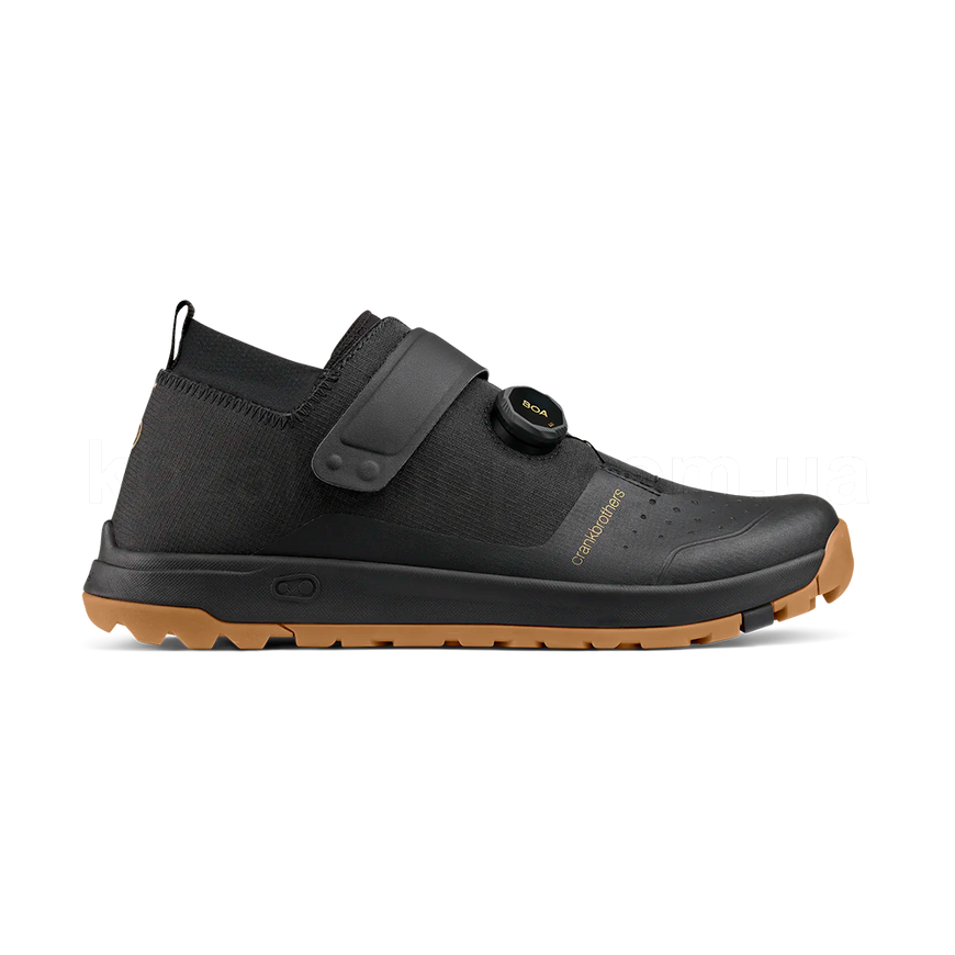 Веловзуття CrankBrothers Stamp Trail BOA Flat [BLACK / GOLD - GUM OUTSOLE] - US 11.0