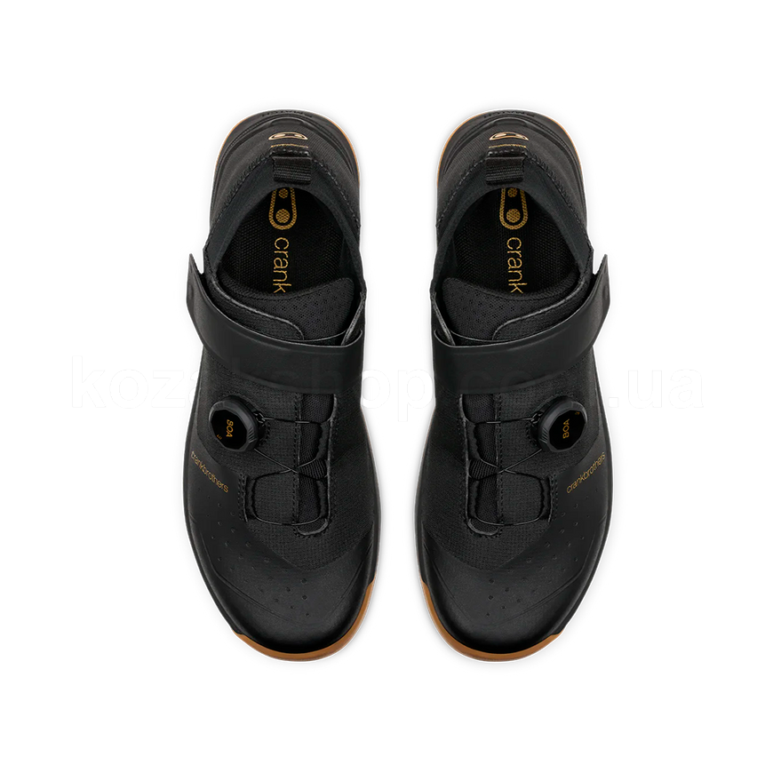 Веловзуття CrankBrothers Stamp Trail BOA Flat [BLACK / GOLD - GUM OUTSOLE] - US 11.0