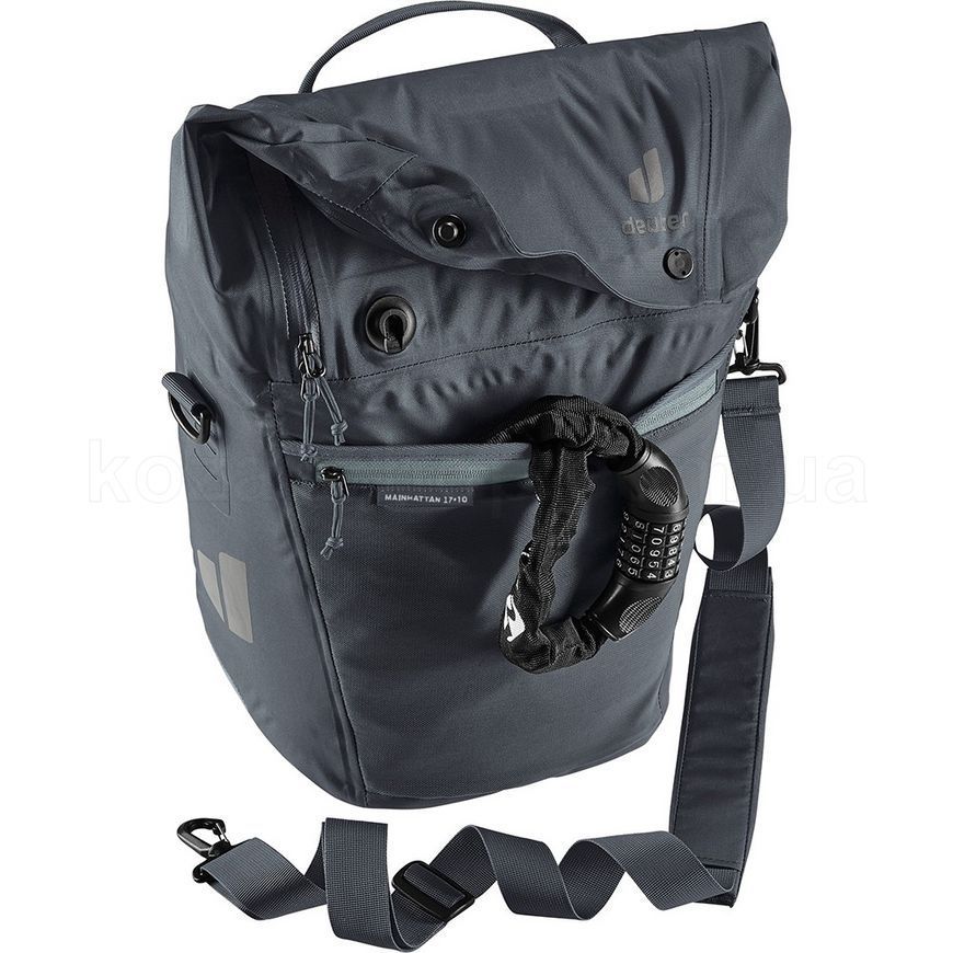 Велосумка DEUTER Mainhattan 17+10 л [graphite-shale]