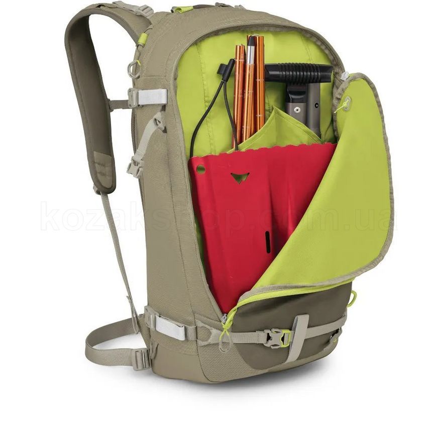 Рюкзак Osprey Soelden 25L Ski & Snowboard Backpack [olive tan/earl grey]