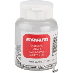 Кінцевик троса SRAM 1.2 mm Silver 500-count Jar
