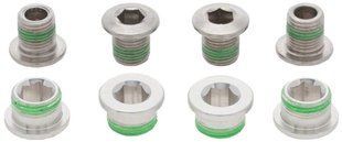 Бонки SRAM XX chainring bolt kit 4x2 M10 aluminum / M8 steel grey qty 4