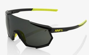 Велосипедные очки Ride 100% RACETRAP - Gloss Black - Smoke Lens, Colored Lens