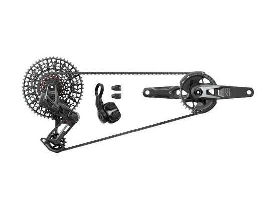 パーツ SRAM XO Eagle Transmission Cranks 170 Групсет SRAM X0 Eagle V2 Transmission Groupset - 170 мм AXS T-Type
