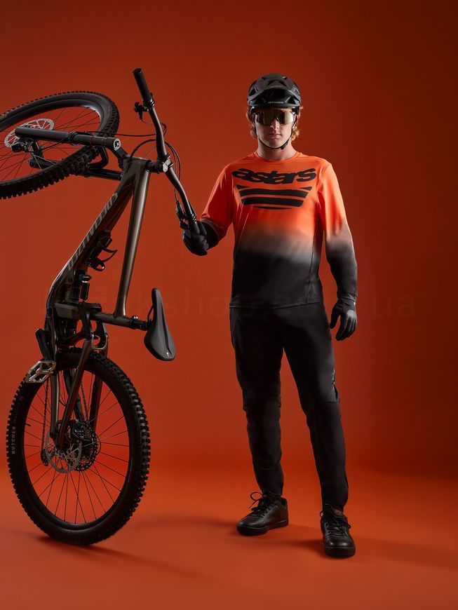 Вело джерси Alpinestars A-Dura Astar LS Jersey 2.0 [Orange Black] - M