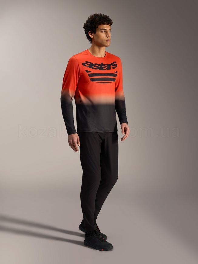 Вело джерси Alpinestars A-Dura Astar LS Jersey 2.0 [Orange Black] - M