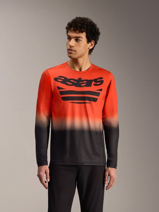 Вело джерси Alpinestars A-Dura Astar LS Jersey 2.0 [Orange Black] - M