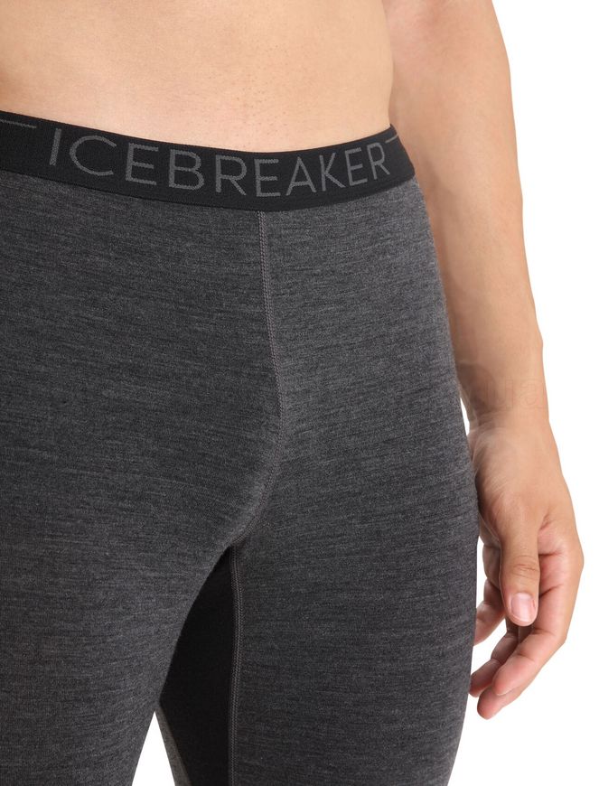 Термоштаны Icebreaker 260 Zone Leggings MEN [JET HEATHER/BLACK] - M
