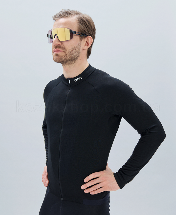 Джерсі POC M's Thermal Lite LS Jersey road (Uranium Black) - M