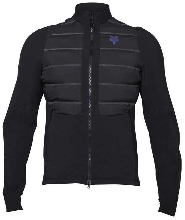 Вело куртка FOX FLEXAIR FIRE HYBRID Jacket - LUNAR [Black], L